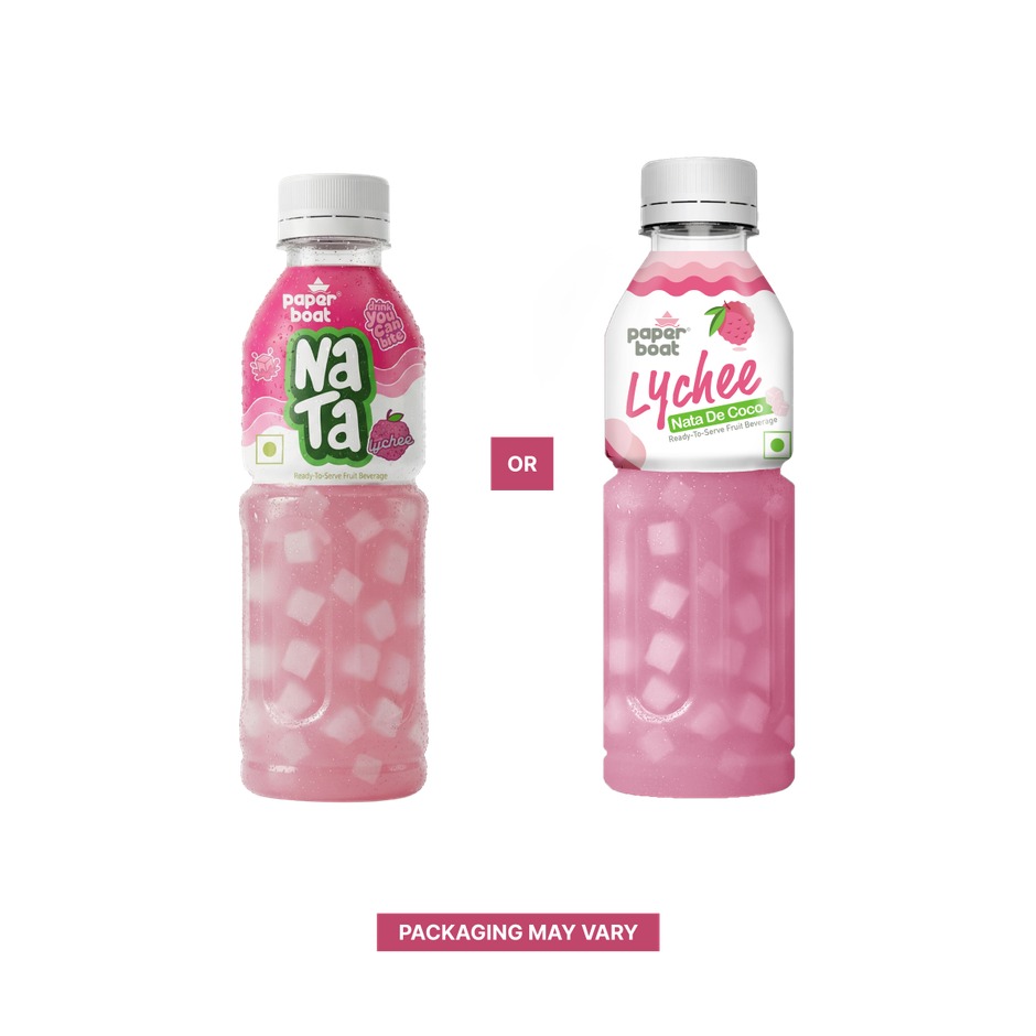 Paper Boat Lychee Fruit Juice | Juicy Sips, Chewy Bites | Refreshing Summer Drinks