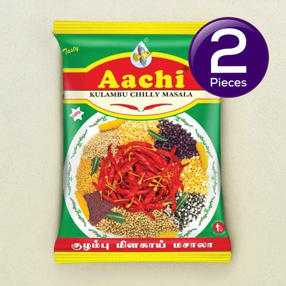 Aachi Kulambu Chilli Masala Powder Combo 
