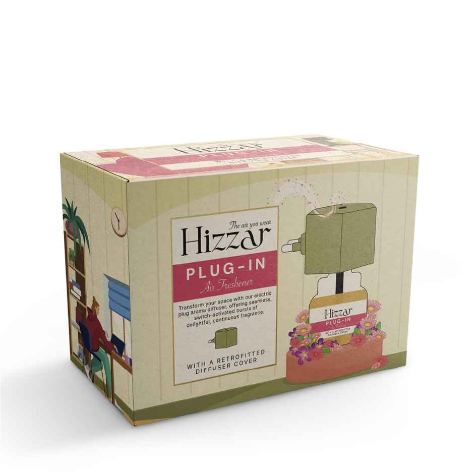 Hizzar Plug-In Diffuser Kit | Plug + 1 Refill - Sandalwood Dream