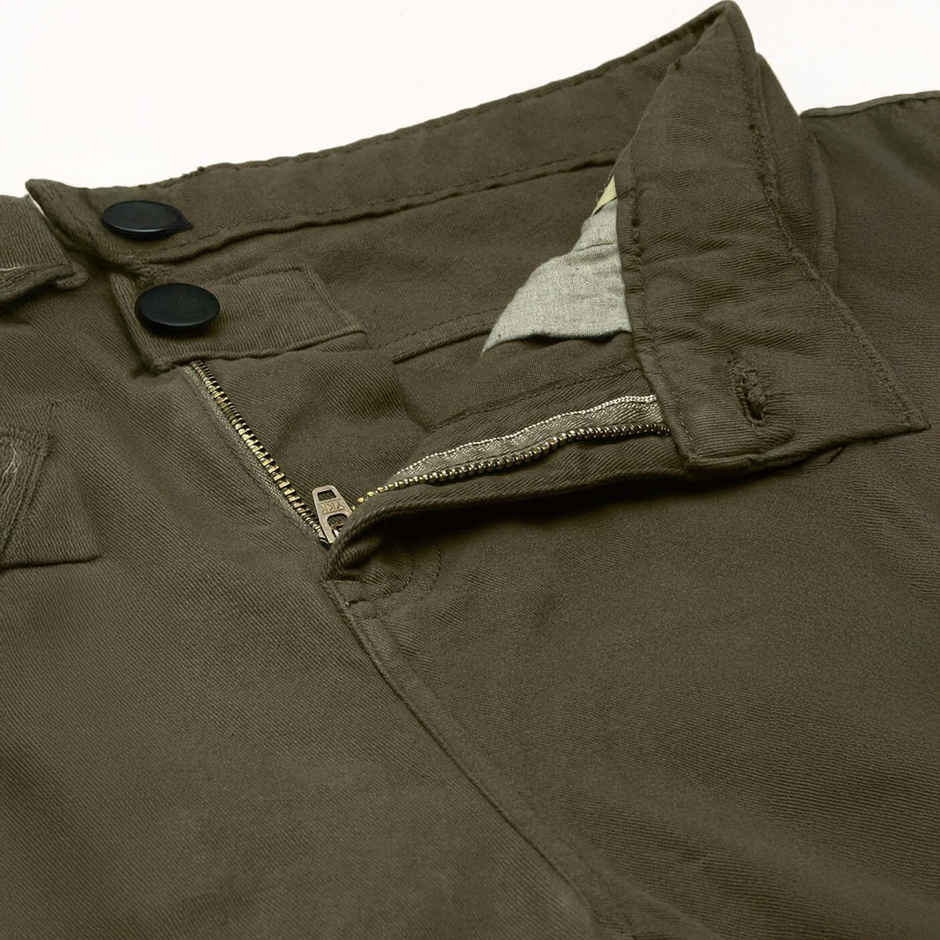 IVOC Women Forest Green Slim Cargo Trousers 32