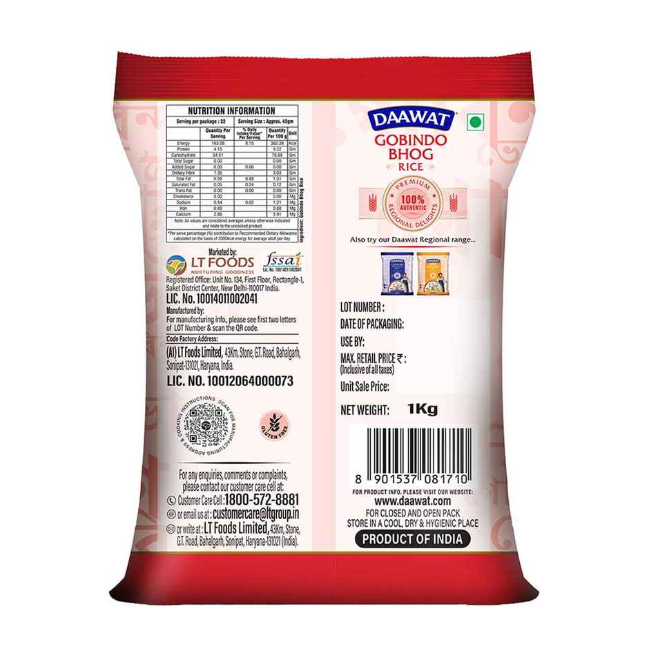 Daawat Gobindho Bhog Rice