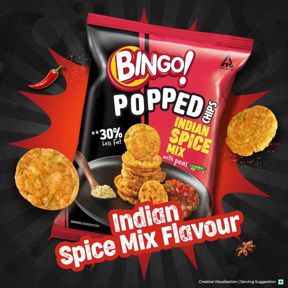 Bingo! Popped Chips Indian Spice Mix | Light & Flavourful