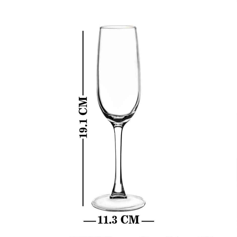 Sanjeev Kapoor RadisSet of n Champagne Glass 210 ml | Set of 6 Piece