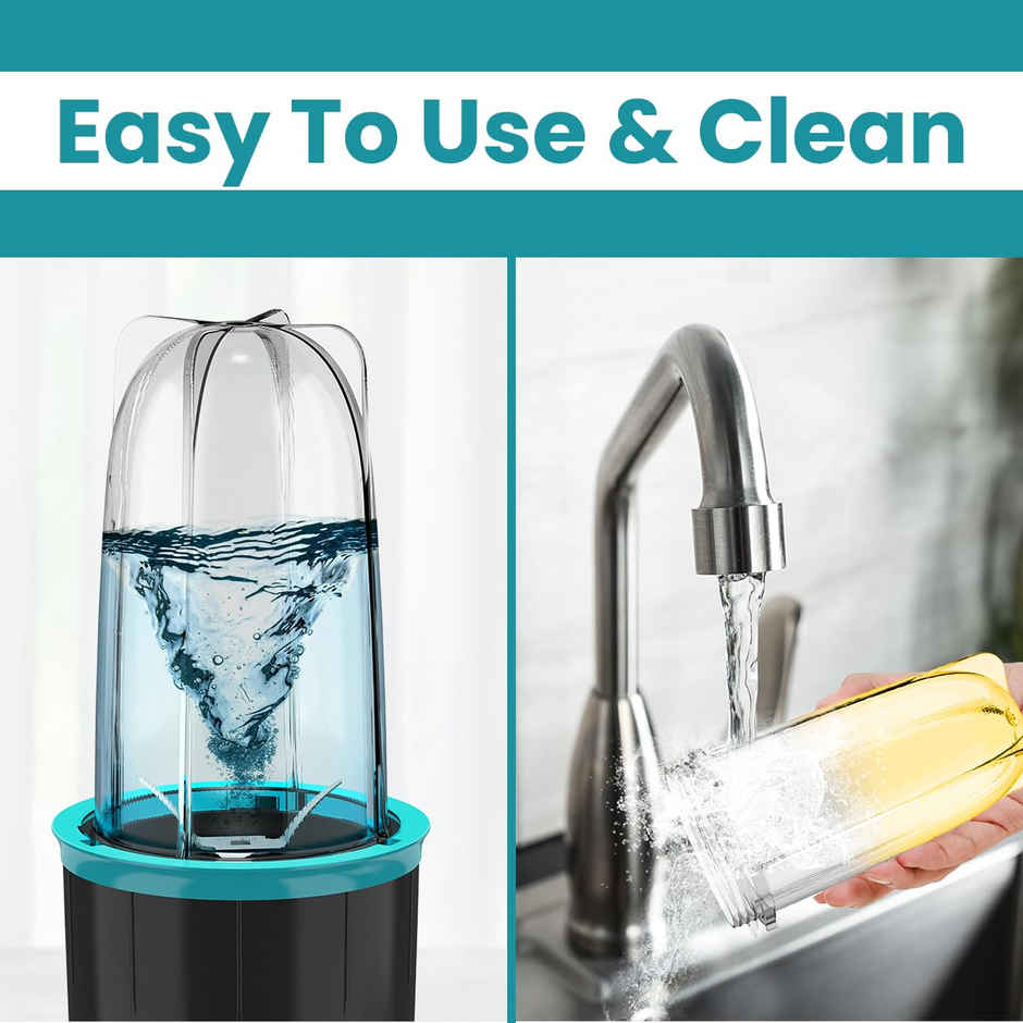 Crompton Ameo Blend Nutri Blender | Smoothie Maker | Mixer Grinder | 400 Watt | Black & Sea Green