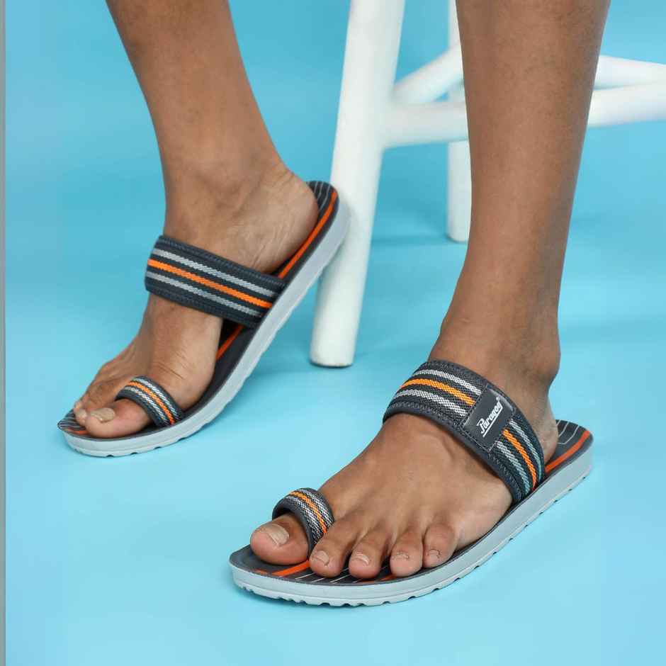 Paragon Men's Grey Pu Slippers PUK2226G UK 9