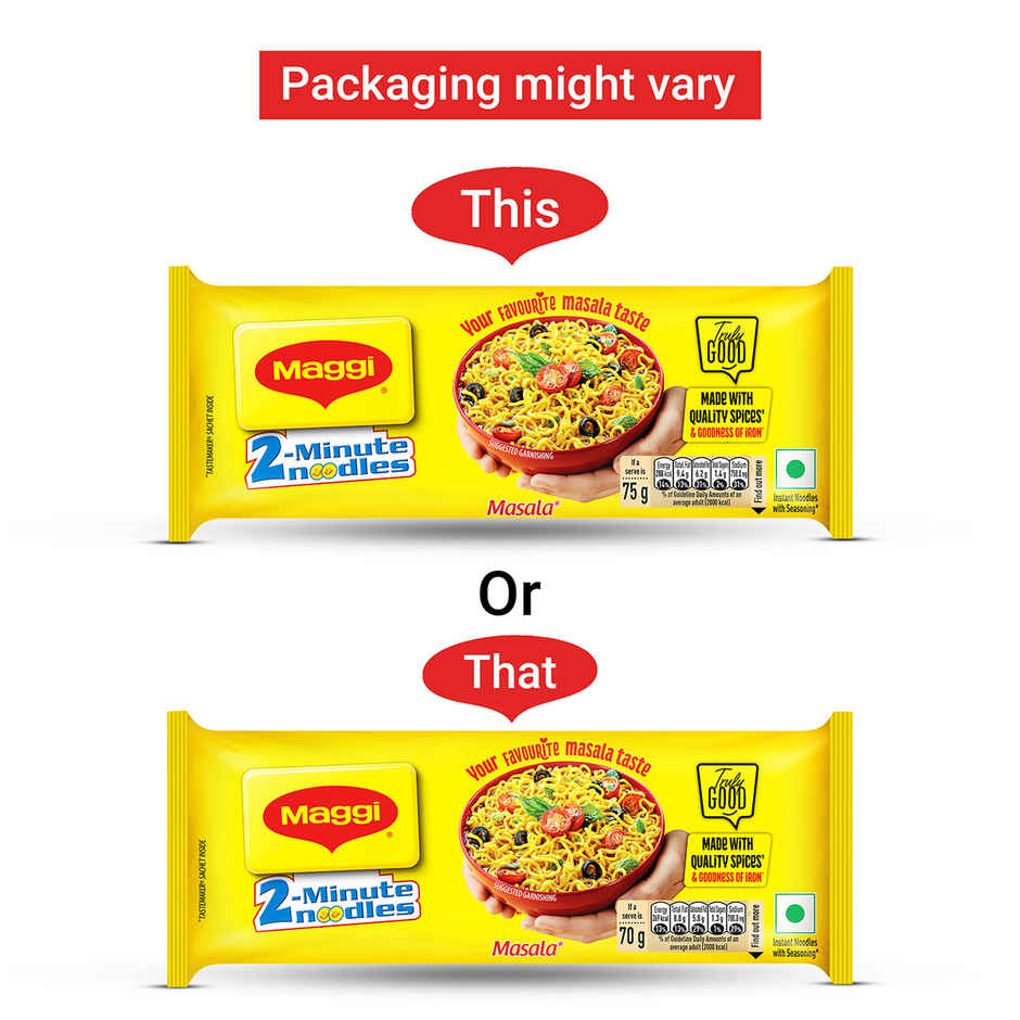 Tata Agni Tea(250gms) & Maggi 2- Minute Instant Masala Noodles(280gms) Combo