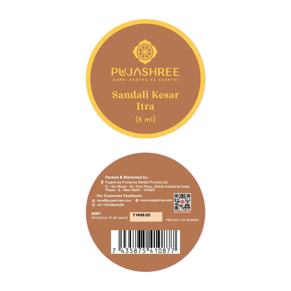 Pujashree Sandali Kesar Itra