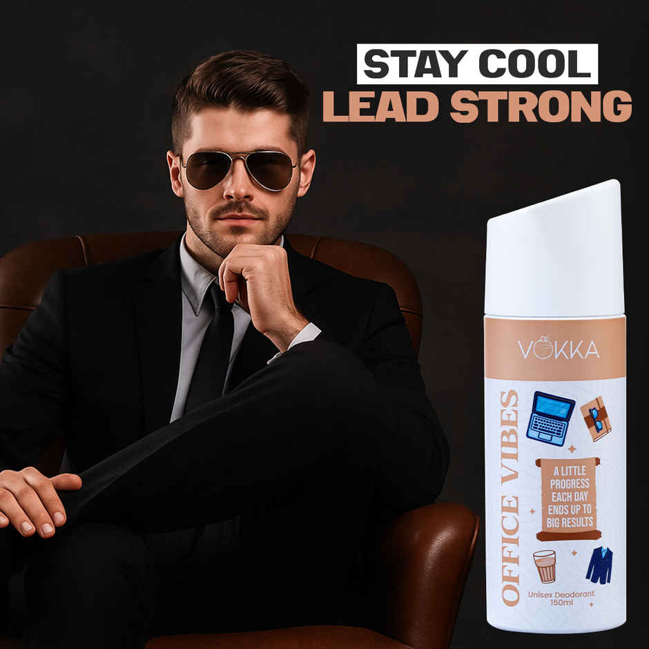 Vokka Office Vibes Deodorant Body Spray Unisex Long Lasting