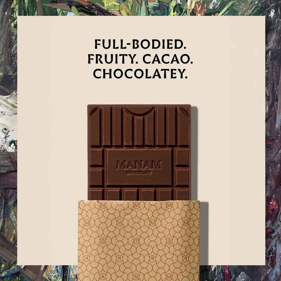 Manam Chocolate Indian Origin Tablet No. 5 | 80% Dark