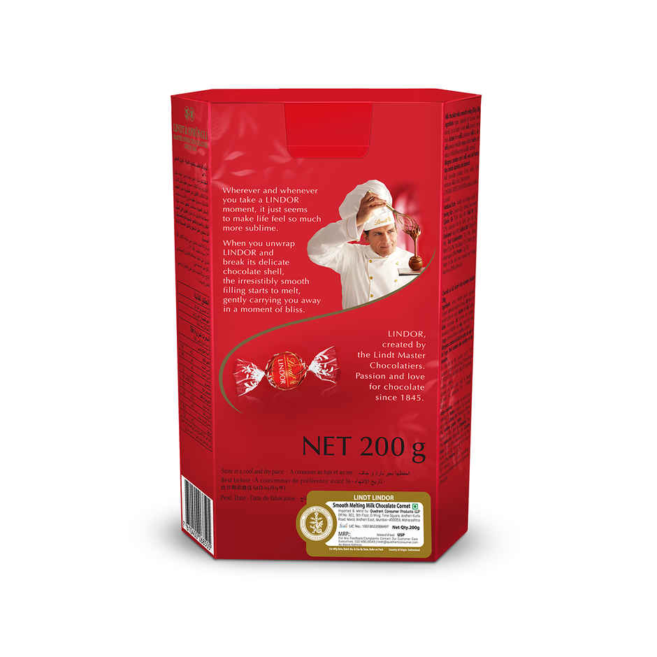 Lindt Exotic Milk Cornet Chocolate | Premium Chocolate