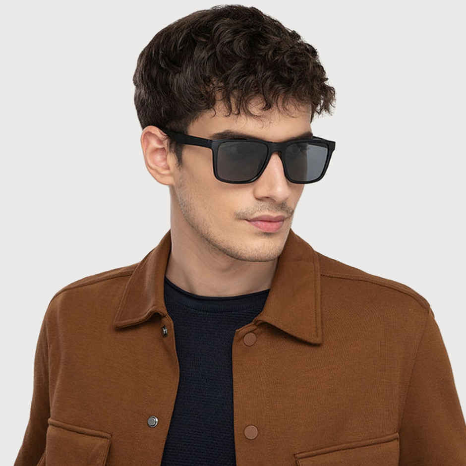 Vincent Chase By Lenskart Unisex Polycarbonate Wayfarer Sunglasses | Blue - L