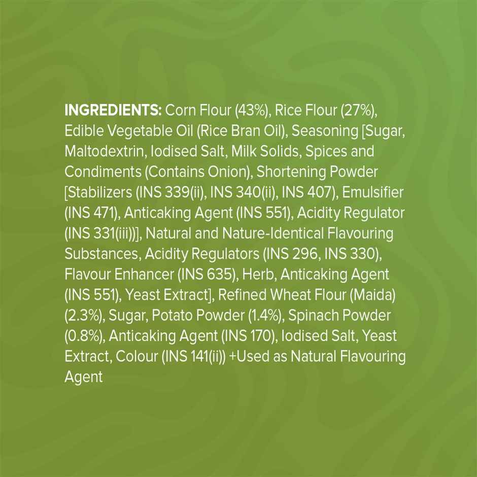 Too Yumm Sour Cream & Onion Veggie Stix, 60% Less Saturated Fats, No Palm Oil Healthy Snacks