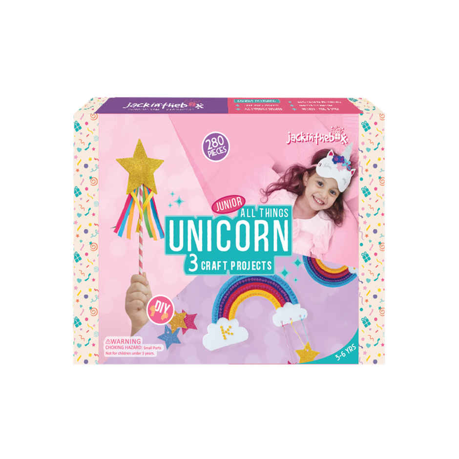 Jackinthebox Unicorn Junior Art & Craft Kit