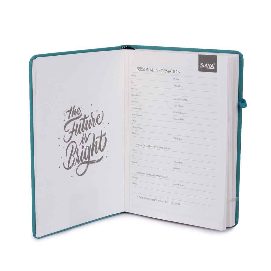 Saya Assorted Color Soft Touch Notebook | A5