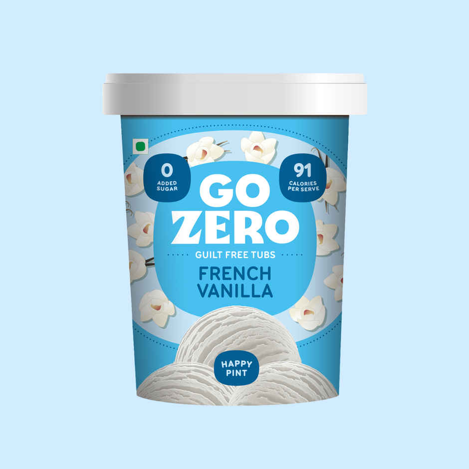 Go Zero French Vanilla Guilt Free Ice Cream Tub