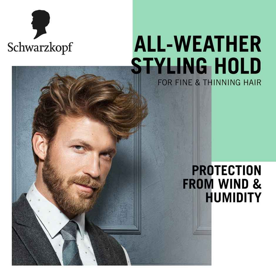 Schwarzkopf Taft Volumising Hold 5 | For Fine And Thinning Hair | Non-Sticky