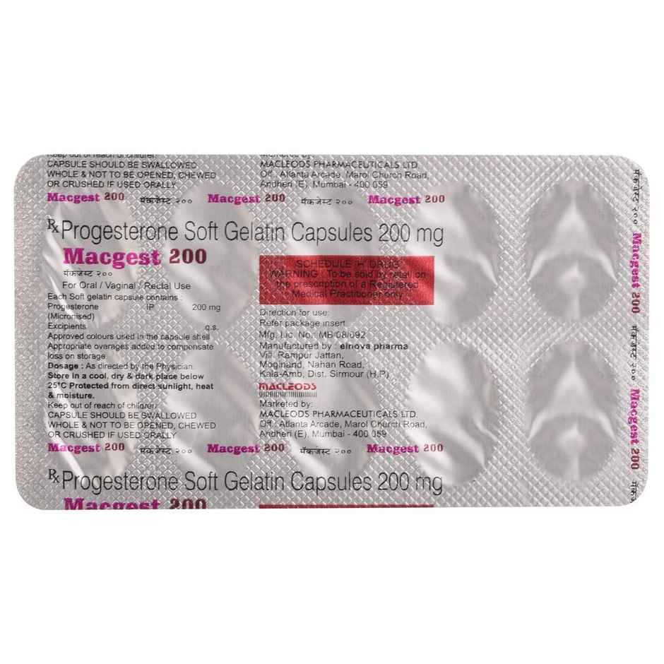 Macgest 200 Soft Gelatin Capsule