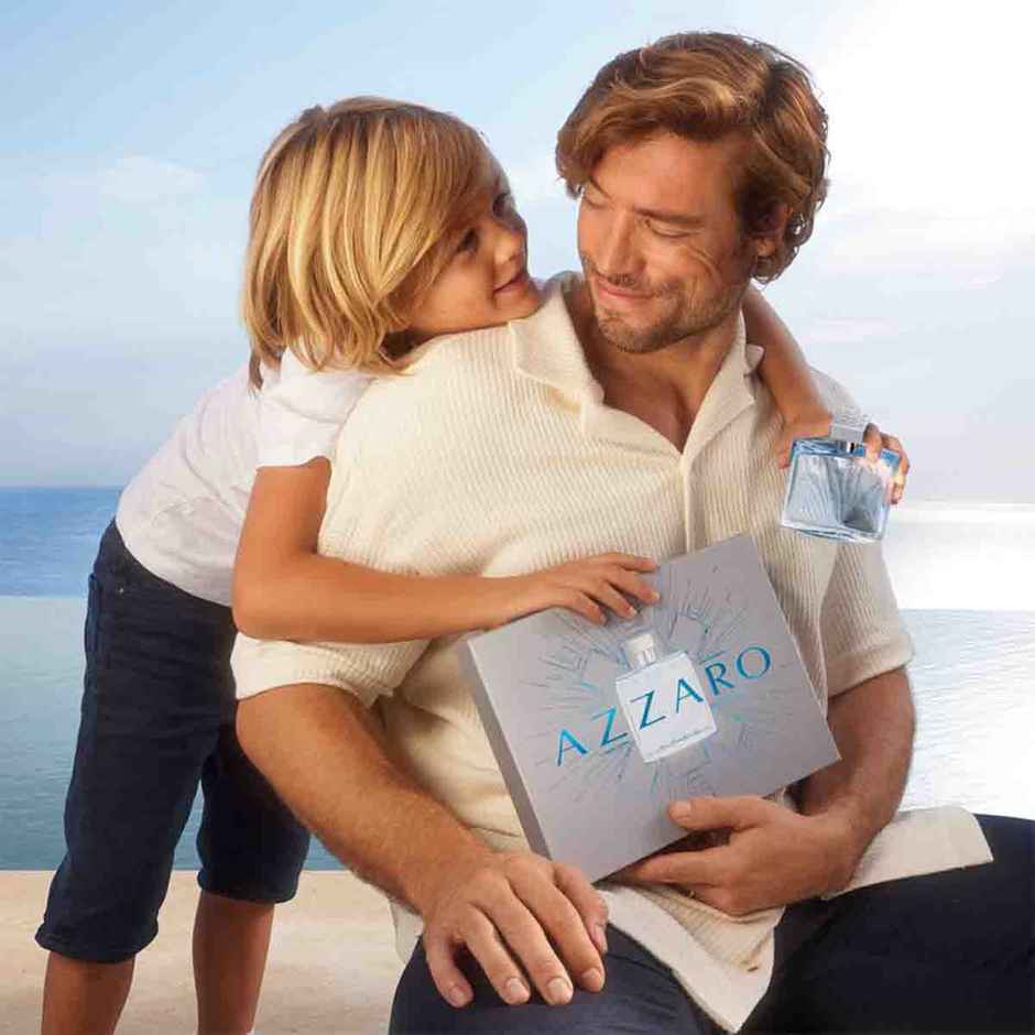 Azzaro Chrome Set for Men's | Eau De Toilette + Hair & Body Wash + Travel Size