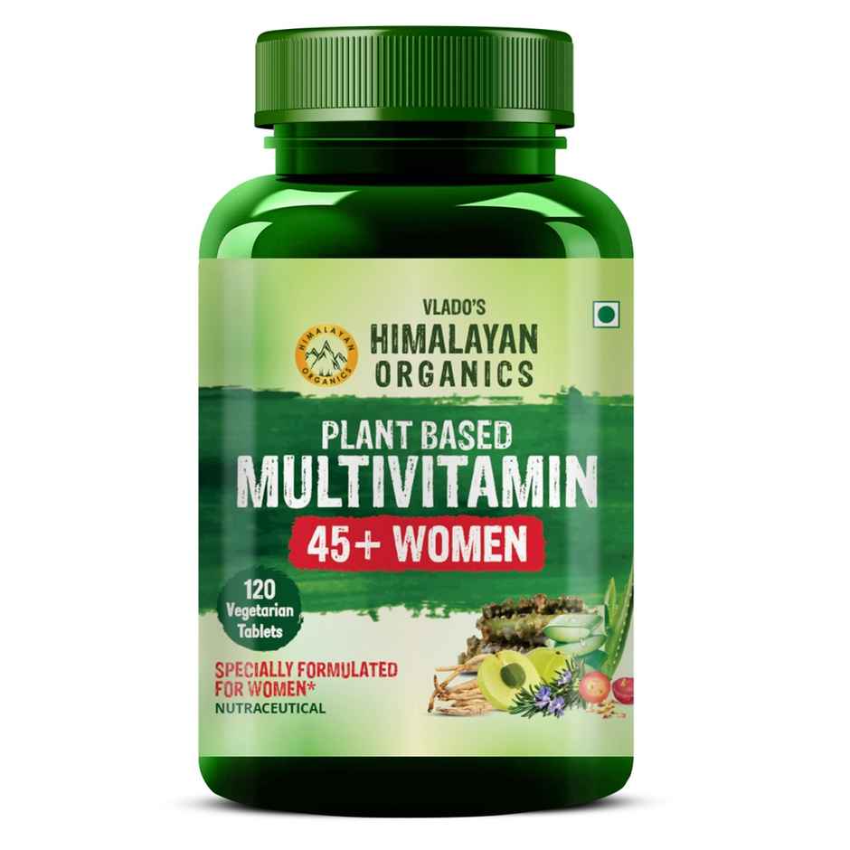 Vlado's Himalayan Organics Plant Based Multivitamin Women 45+ 120 VEG Tablets