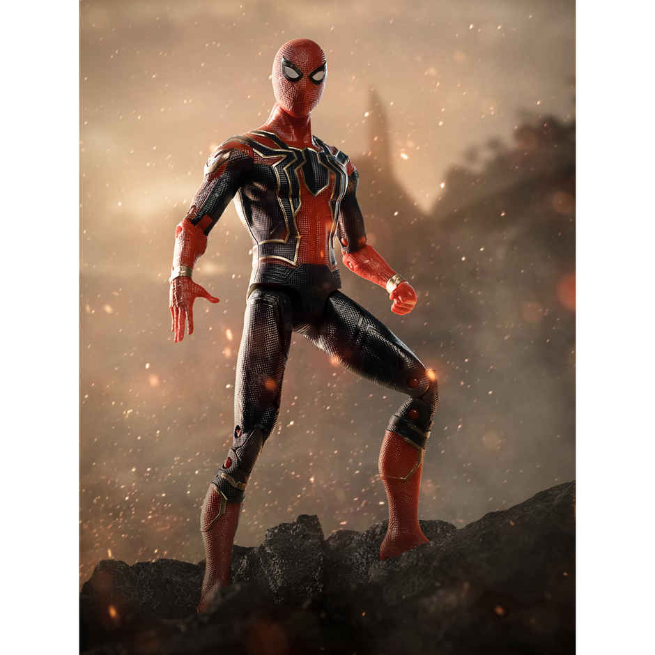 Striders Licensed Marvel Iron Spiderman Action Figure Toy | 7 inch