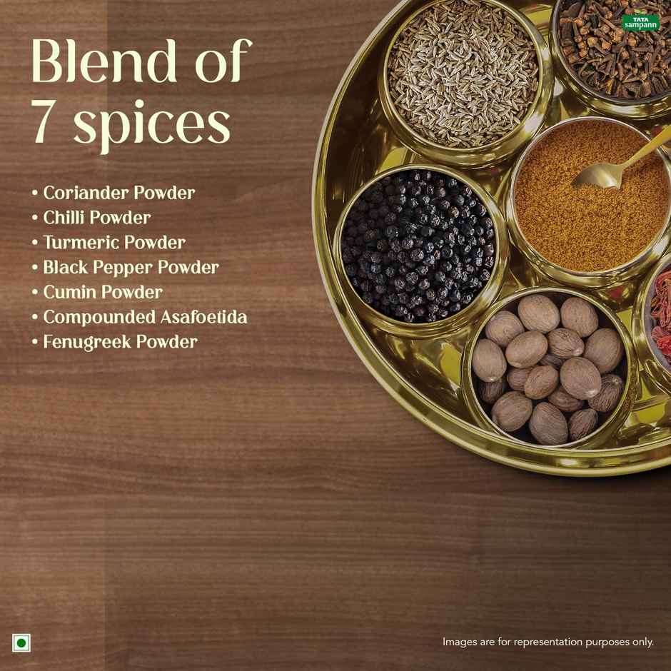 Tata Sampann Sambar Masala Powder With Natural Oils, Rich Aroma & Flavour