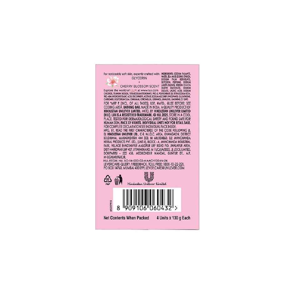 LUX International Bouncy & Bright Bathing Soap with Glutathione & Glycerin for Soft Skin