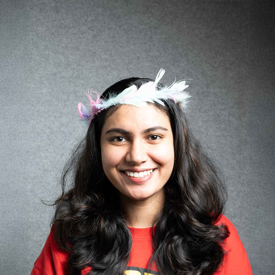 Feather Crown LED Tiara For Party | Assorted Colours | Gullak