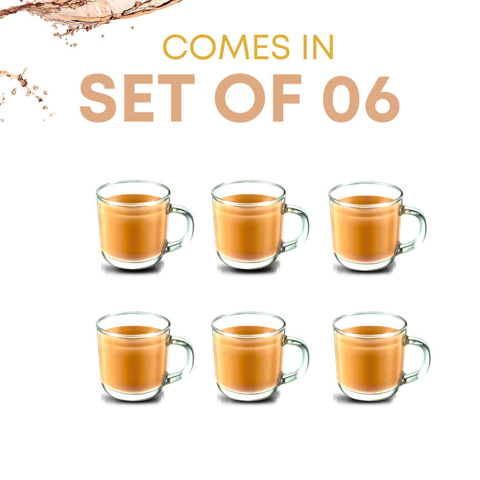 Yera Cosmos 120 ml Tea/Coffee Cup Set 6 Pc