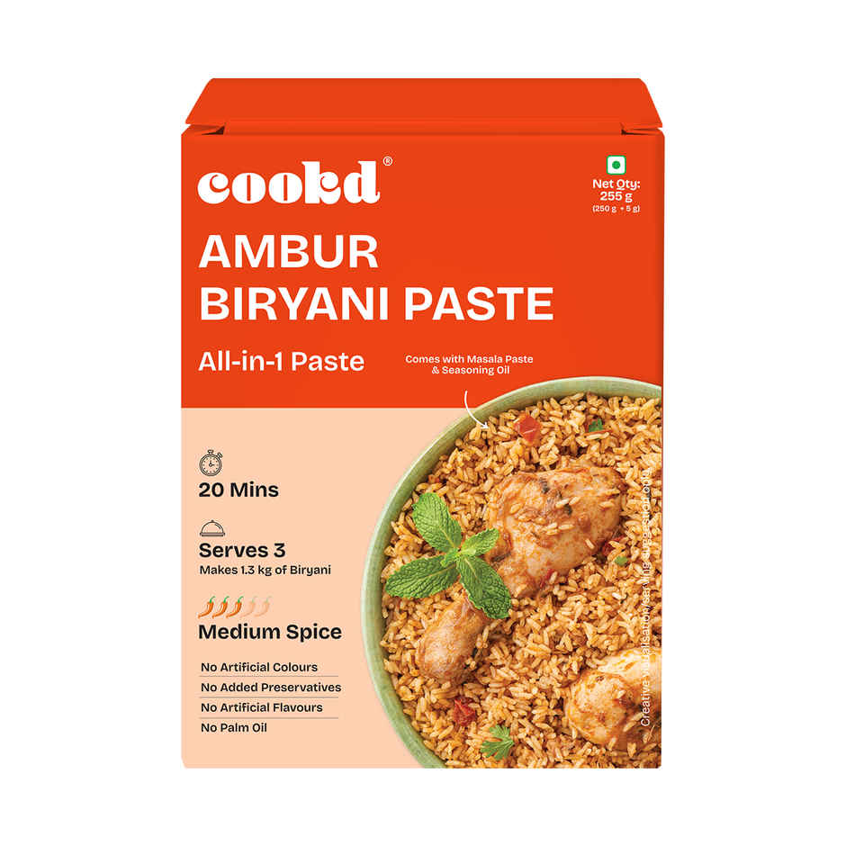 Cookd Ambur Biryani Masala Paste - Ready to Cook
