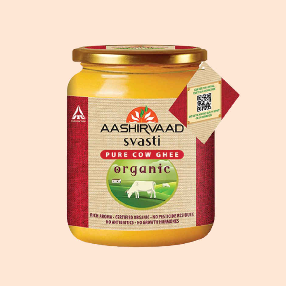 Aashirvaad Organic Pure Cow Ghee | Certified Organic