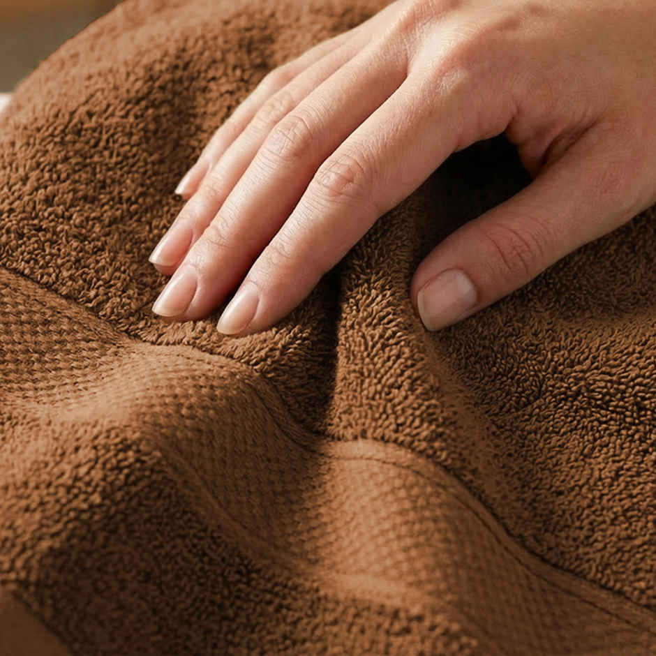 Mytrident Urban Comfort Cotton Bath Towel | Coconut Shell