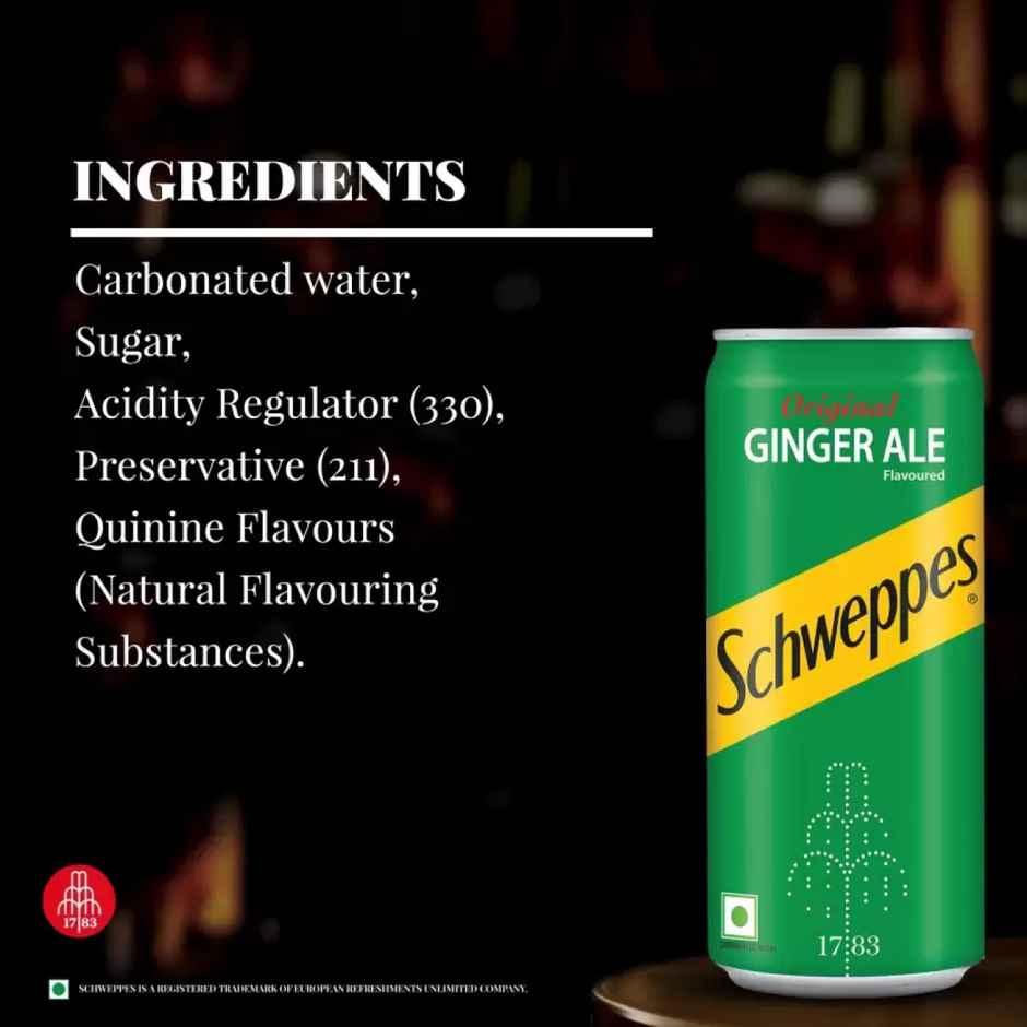 Schweppes Ginger Ale | Carbonated Beverage Combo