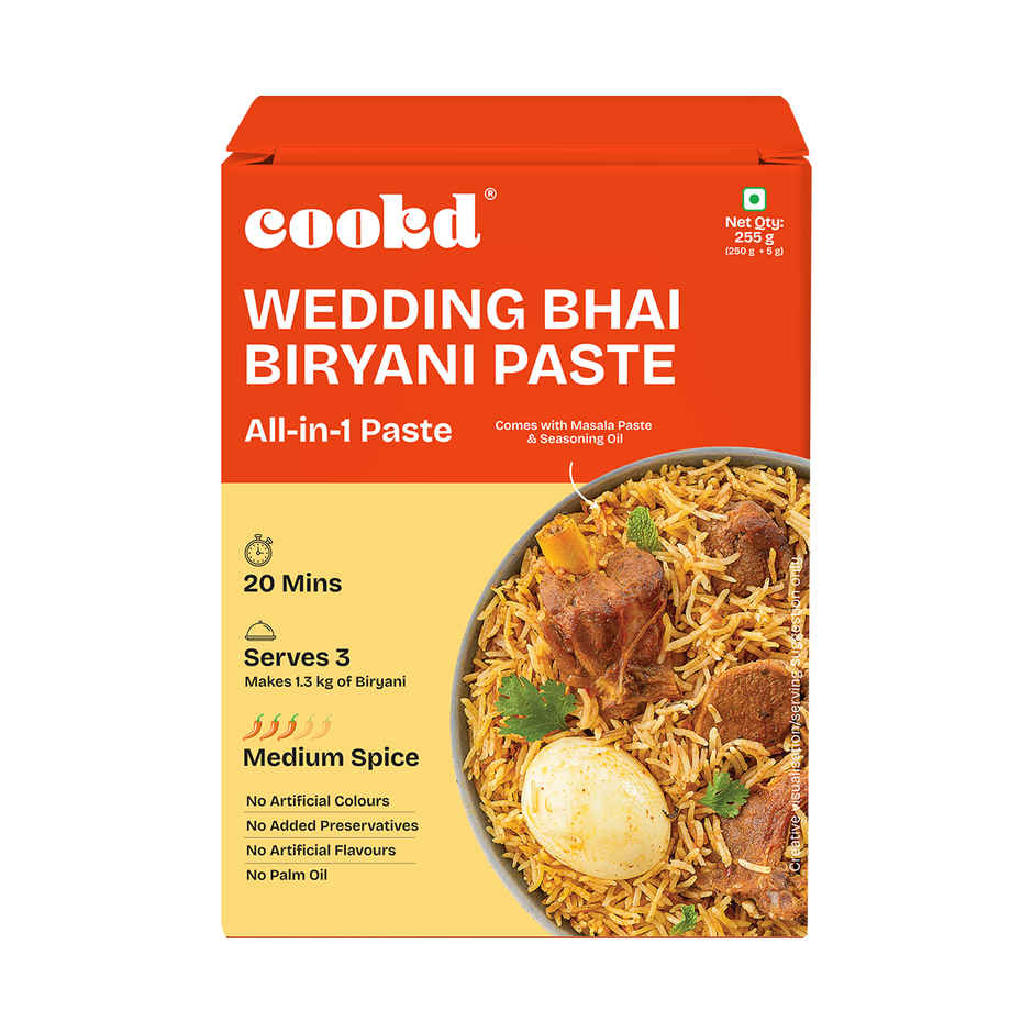 Cookd Wedding Bhai Biryani Masala Paste - Ready to Cook