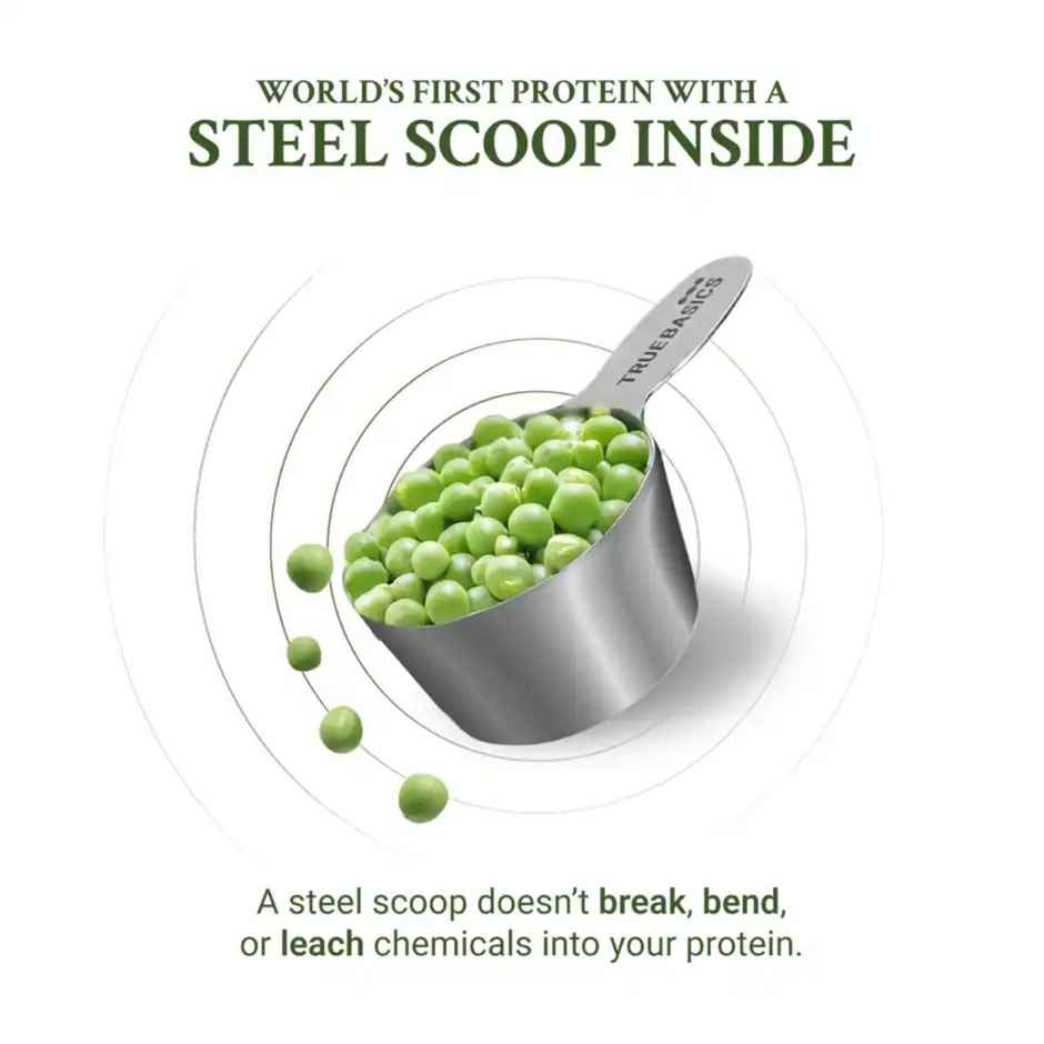 TrueBasics Clean Plant Protein Powder Brown Rice + Pea Protein (Chocolate)
