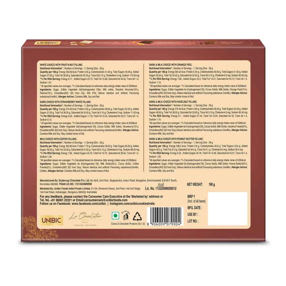 UNIBIC Le Chocolatier Assorted Chocolate Gift Pack