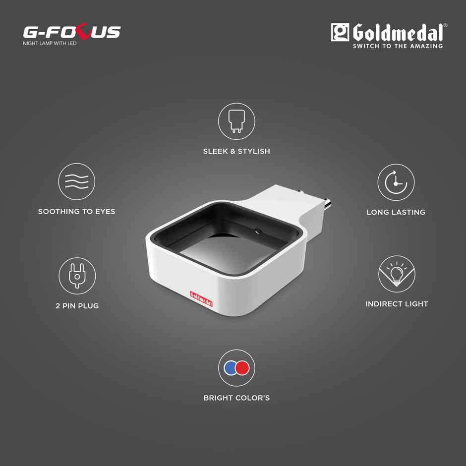 Goldmedal G - Focus 5 W Plug In Night Lamps (Color May Vary)