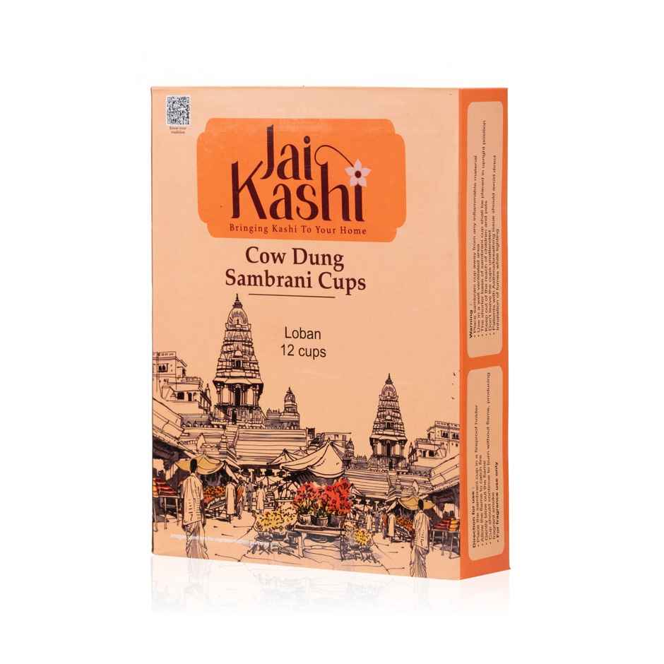 Jai Kashi Cow Dung Sambrani Dhoop Cones