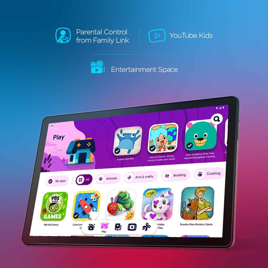 Lenovo Tab M10 | 10.1 inch | 4GB RAM | 64GB ROM | Wi-Fi+4G LTE | Storm Grey