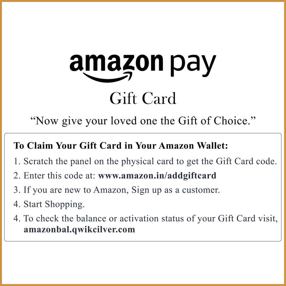 Amazon Pay Gift Card Black Box - 5000