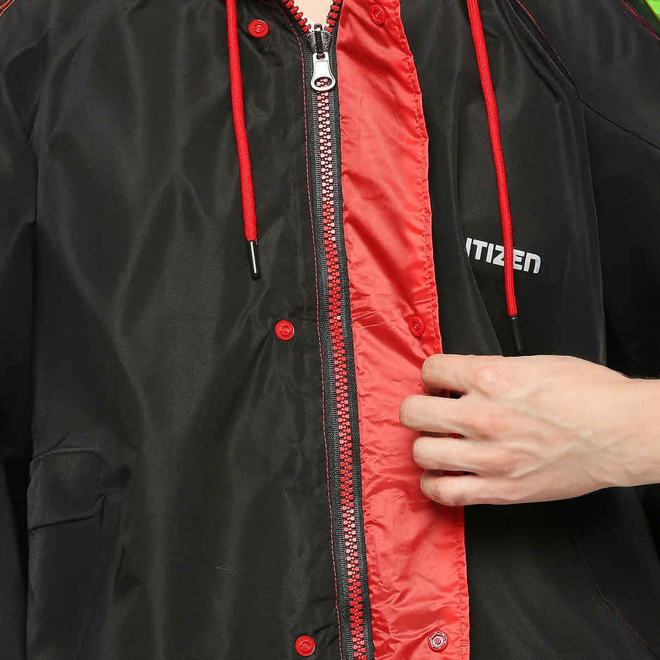 Citizen Raincoat Tapping Series (Rubberized) -XXL Black