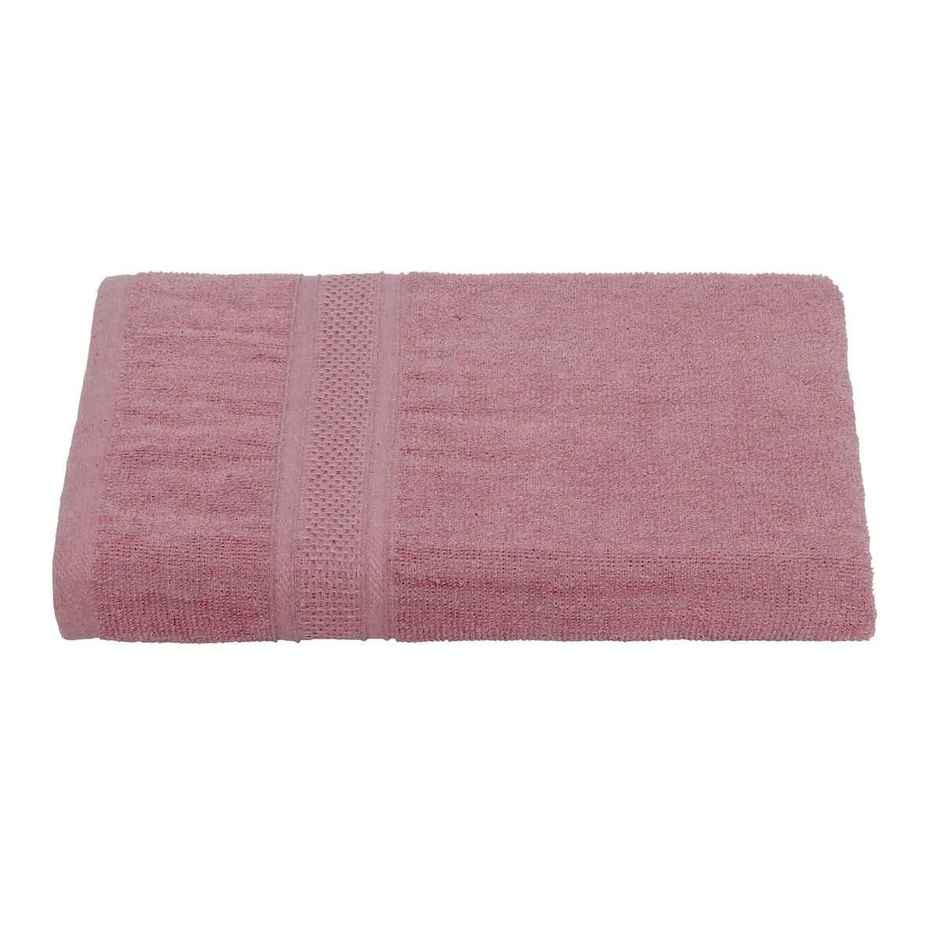 Dream Living Cotton Rich Bath Towel | 400 GSM | Ultra | Absorbent | Quick Dry I 27 x 55 in Pink
