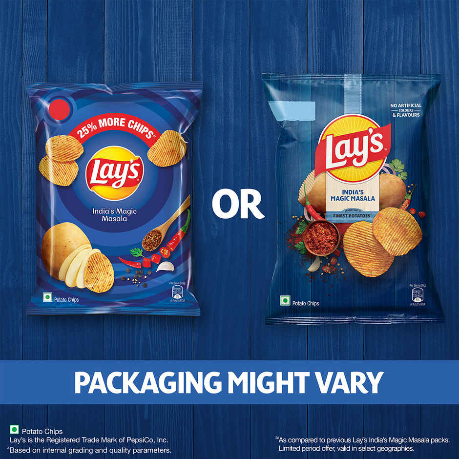 Lay's India's Magic Masala Potato Chips | Crunchy & Enjoyable | Combo