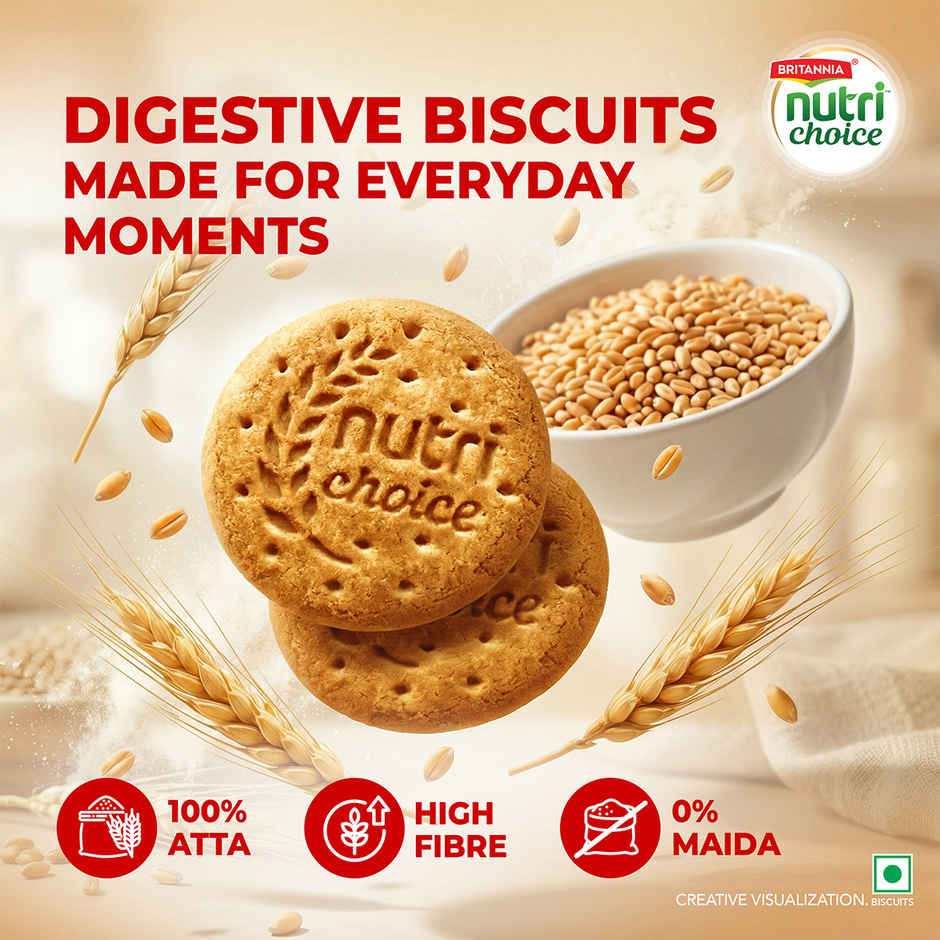 Britannia Nutrichoice High-Fibre Digestive Biscuits Combo