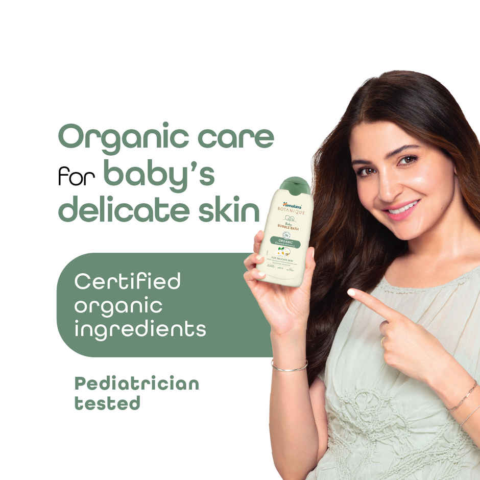 Himalaya Botanique Baby Bubble Bath | Organic | No Tears | Preserves Moisture | Hypoallergenic