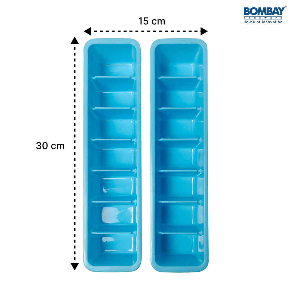 Ice Cube Tray with Lid | 2 Pcs Set