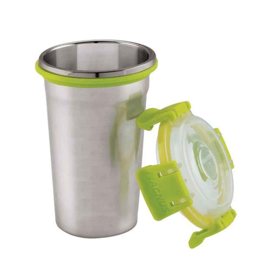 Magnus Klip Lock Stainless Steel Matte Tumbler - 350 Ml