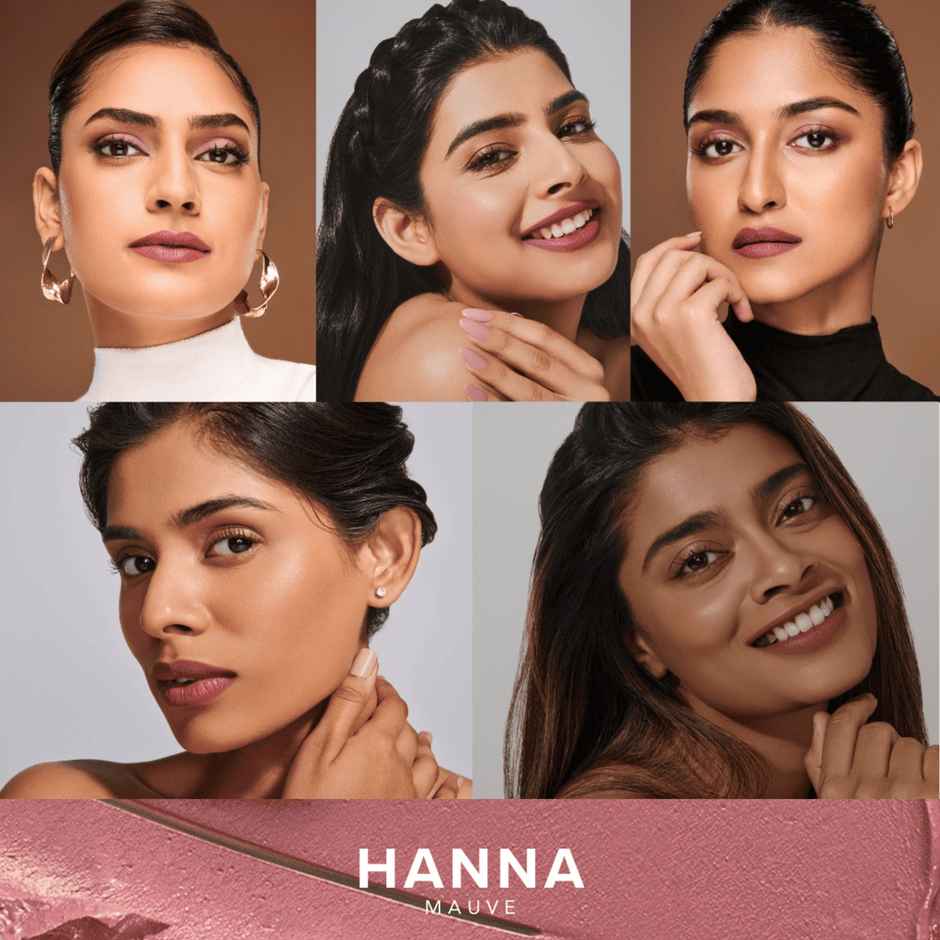 Simply Nam Velvet Matte Liquid Lipstick - Hanna (Mauve), 16Hr Stay, Infused, 6 Natural Oil Extracts
