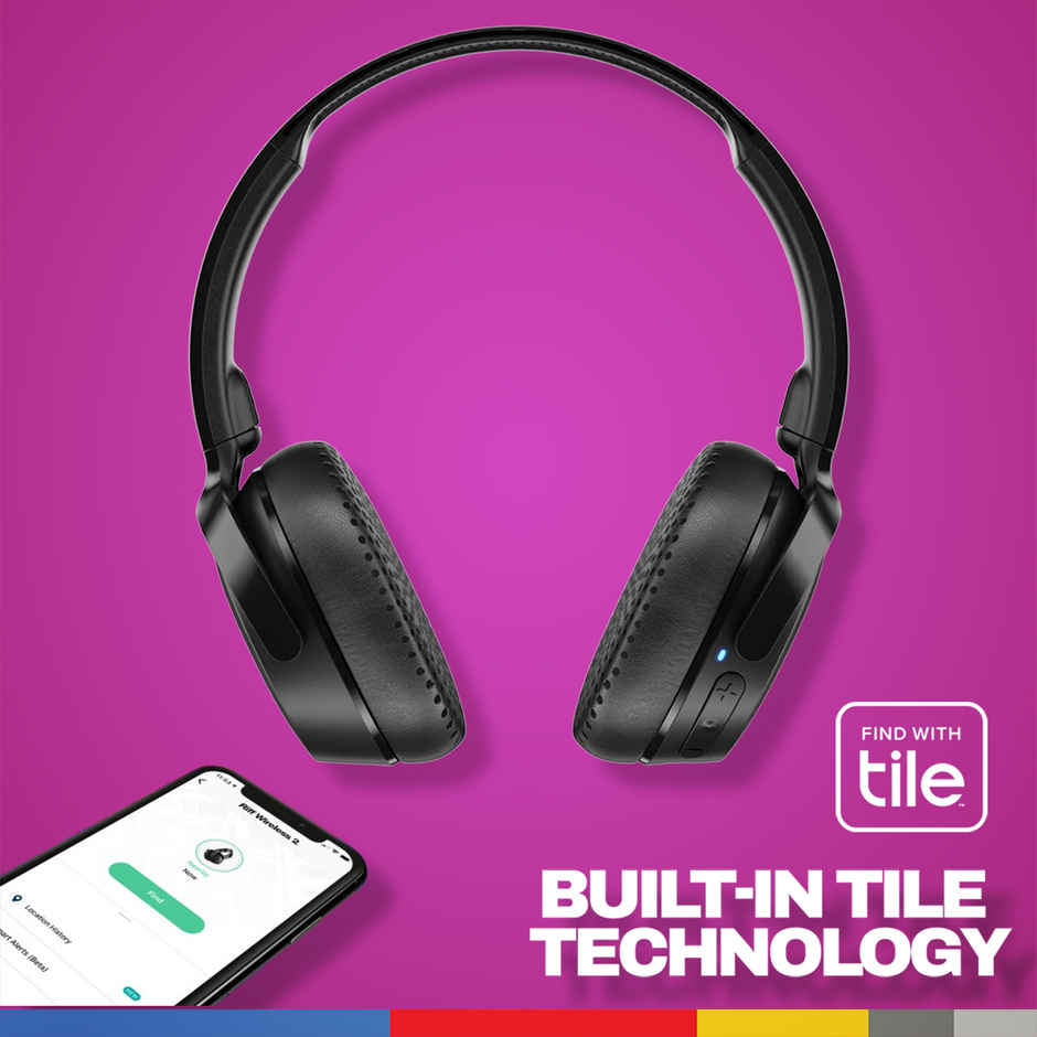 Skullcandy Riff Wireless 2 On-Ear Headphones Black