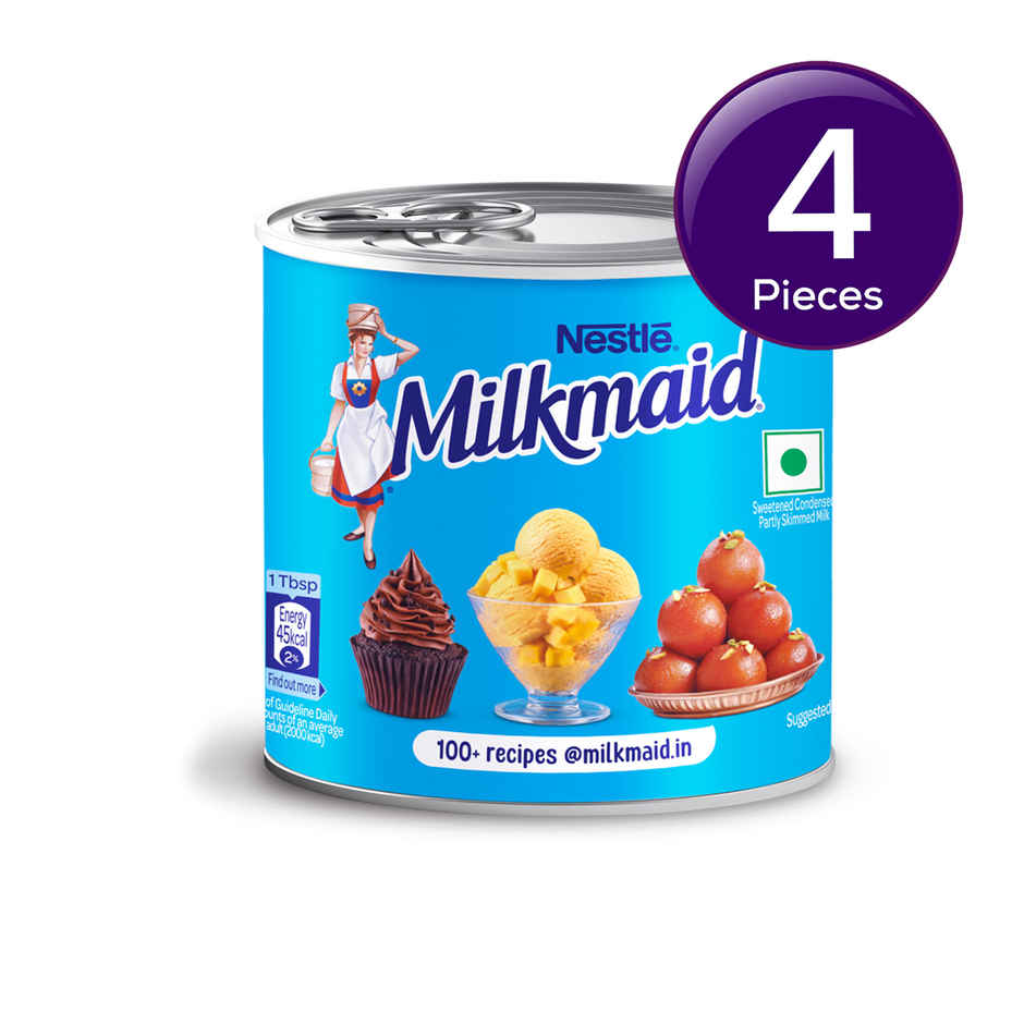 Nestle Milkmaid Partly Skimmed Sweetened Condensed Milk Combo