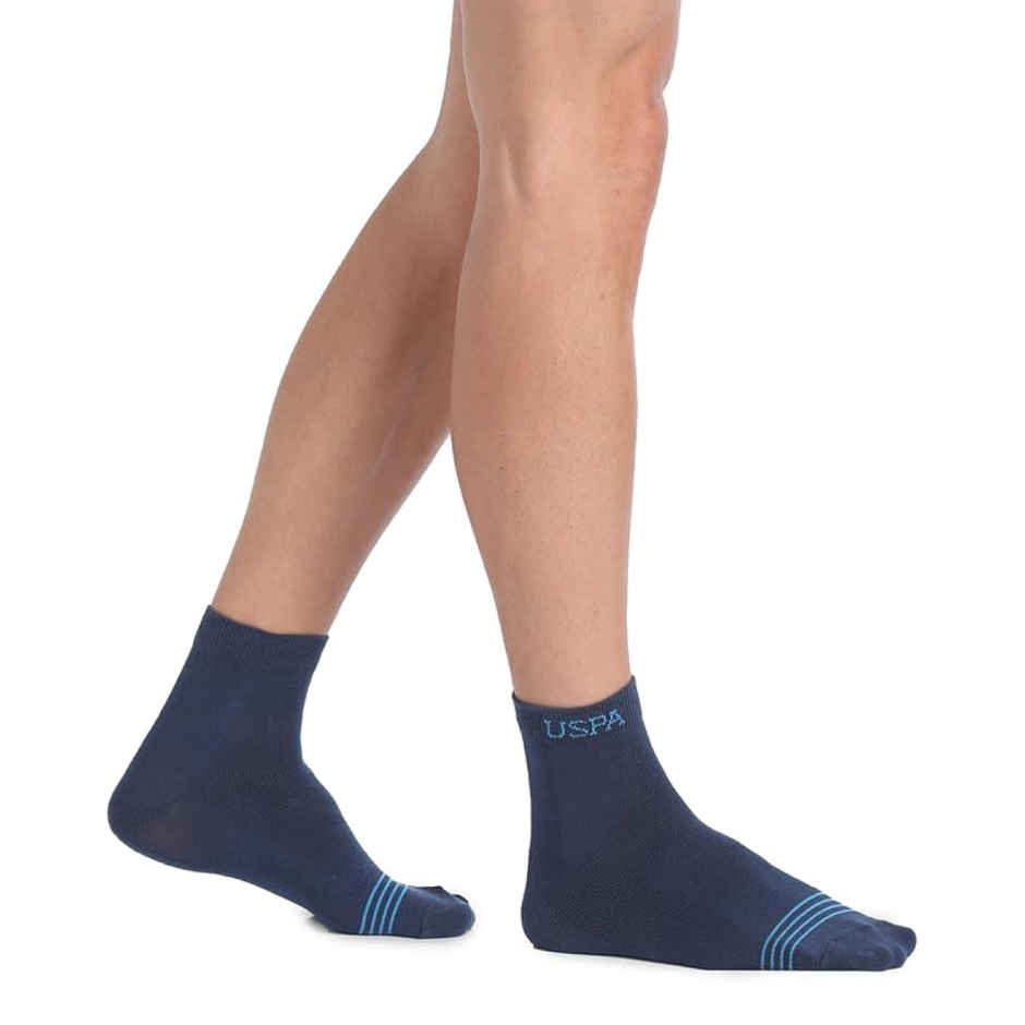 U.S. Polo Assn. | Socks Pack of 3 | I646 | Navy, Black and Grey